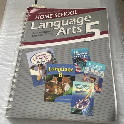 Abeka Homeschool Language Arts 5 Curriculum Lesson Plan Grade 5 Homeschool - Image 1 of 3