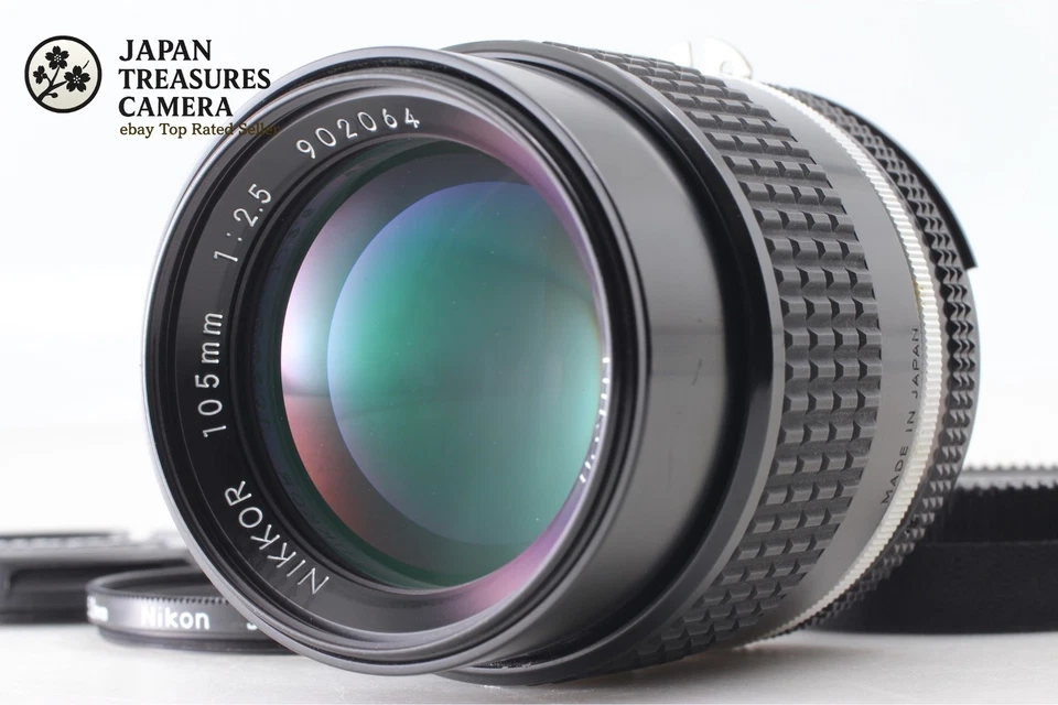 [Top MINT] Nikon Ai-s Ais Nikkor 105mm F2.5 MF Telephoto Prime Lens From JAPAN - Image 1 of 4