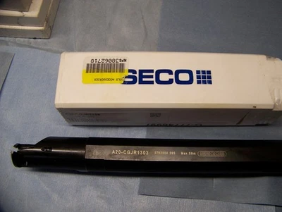 SECO Indexable Grooving Bar A20CGJR1303 Right Hand Free Shipping ! - Image 1 of 4