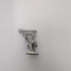 Ral Partha Miniature Cleric with Warhammer Metal Figurine 1992 D & D RPG Model - Picture 1 of 5