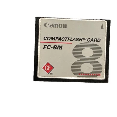 Canon 8MB FC-8M CF Compact Flash Camera Memory Card  GENUINE - Image 1 of 4