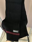 Zegna Sport Scarf Black With Rubber Insert Mens