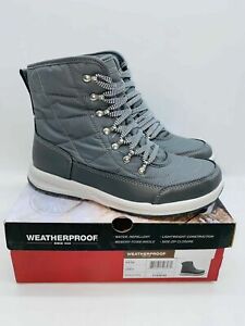 Weatherproof Women's Katie Lightweight Sneaker Boots - GREY, Sizes US 6 & US 9