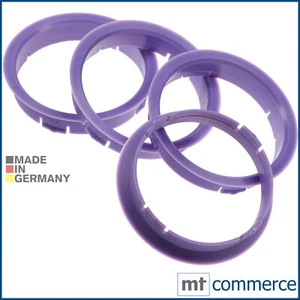 4x Zentrierringe 63,3 x 60,1 mm für Rial Anzio PLW Alutec Renault u.a. - Picture 1 of 3