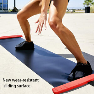 Slide Board for Workout Board Fitness Training Exercise Aerobics with Shoe Cover
