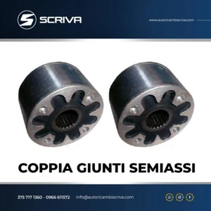 380003 COPPIA 2 GIUNTI ALBERO TRASMISSIONE SEMIASSI FIAT 500 126 600 D - Foto 1 di 1