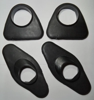 FRONT & REAR BUMPER SHOCK SEALS 4PC KIT VOLKSWAGEN T1 BUG SUPER BEETLE 1974-1979 - Image 1 of 2