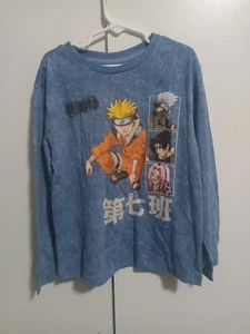 Naruto Anime Shirt Boys Youth Small Long Sleeve, by art class, NWT - Picture 1 of 1