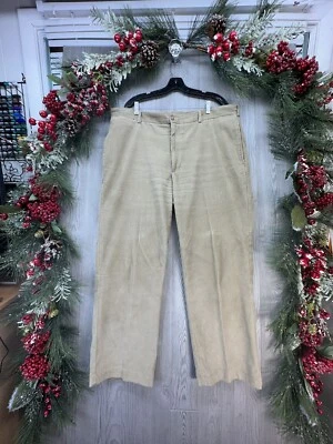 Pantalones de Pana Talla 40 X 30 Para Hombre Pierna Recta Lyle & Scot Escocia Cordones Marrón Foto 1 de 4