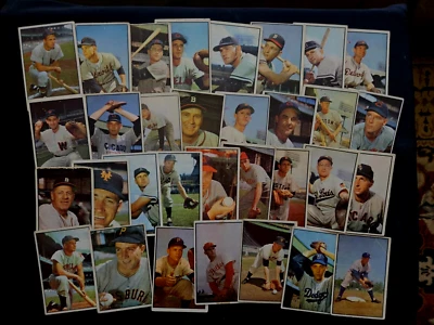 1953 Bowman Baseball Lot 32 Partial Set High# Brooklyn Dodgers Grimm Williams - Image 1 of 4