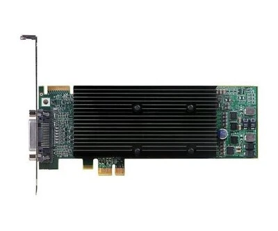 Matrox M9120 Plus LP PCIe X16 M9120/512PEX16/LP Low Pro GPU DVI M9120-E512LPUF - Image 1 of 4