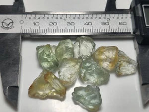 Facet Grade Clean Natural Green Beryl Raw Gemstone 98 Carats 10 Cts Avg Size - Picture 1 of 5