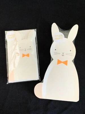 Juego de platos y servilletas de fiesta Meri Meri Bunny Rabbit primavera Pascua brunch decoración Foto 1 de 4