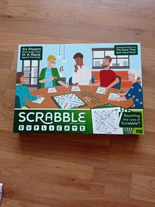 Scrabble Duplicate Board Game VGC - Picture 1 of 7