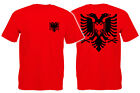 T-Shirt Albanien Albania Shqipëria Albanien Kosovo Wappen, Flagge, Alpha xxx fd