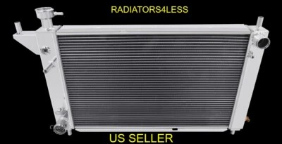 Radiador de alumínio CHAMPION 4 FILEIRAS 1994 1995 1996 FORD MUSTANG V6 V8 - Imagem 1 de 3