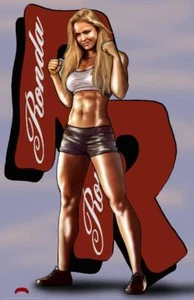 Ronda Rousey mma ufc champion fighter sexy art 11x17 pinup print Dan DeMille - Picture 1 of 1