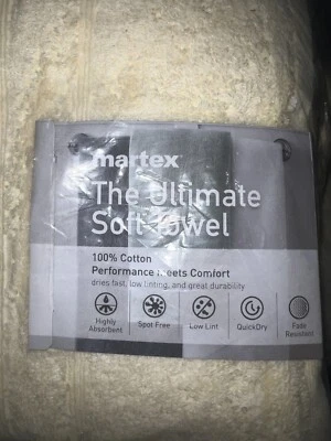 Paquete de 3 toallas de baño Martex Ultimate Soft - color - sol Foto 1 de 3