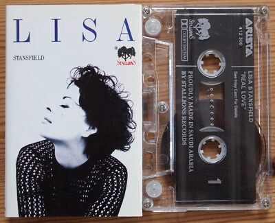LISA STANSFIELD - REAL LOVE (ARISTA / STALLIONS 412300) 1991 SAUDI CASSETTE RARE - Image 1 of 3
