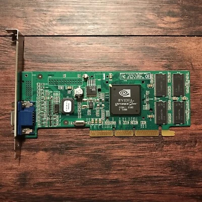 IBM 09K9692 NVIDIA GeForce 2 MX AGP 32MB Vintage Video Card - Image 1 of 4
