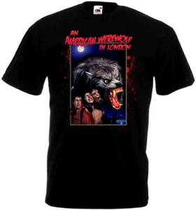 An American Werewolf In London v.1 T shirt black movie poster all sizes S-5XL - Picture 1 of 3