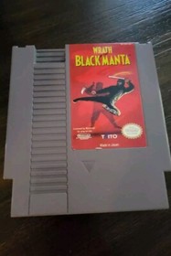 Wrath of the Black Manta NES Nintendo Game Cartridge Authentic Taito