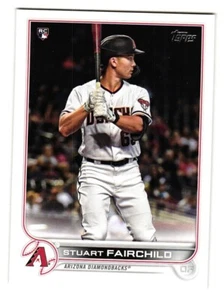 2022 Topps # 163 Stuart Fairchild Arizona Diamondbacks Rookie - Picture 1 of 2