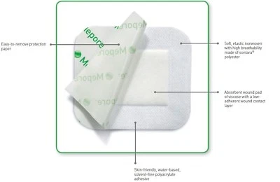 Mepore Sterile Absorbent Dressing(s) 11 x 15cm - Wounds Cuts Tattoos 671600