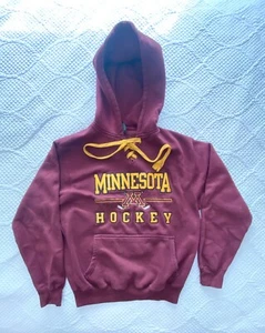 Minnesota Golden Gophers Hockey Signature Concepts Embroidered Hoodie Mens S - Picture 1 of 3