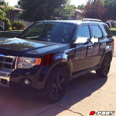 Espejo retrovisor con cubierta cromada Ford Escape 2008 2009 2010 2011 2012 + manija de 4 puertas sin P Foto 1 de 3