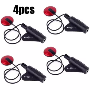 4Pcs Piezo Contact Microphone Mic Pickup for Guitar Violin Banjo Mandolin USA - Picture 1 of 9