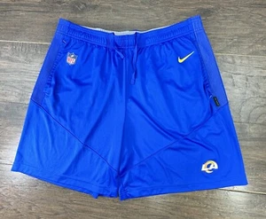 Nike Los Angeles Rams Shorts Mens XL Blue NFL On Field Practice Team Issued #58 - Picture 1 of 12