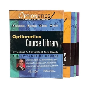 OPTIONETICS Empowering Investors Course Library 4 Book Box Set Markets Trading - Picture 1 of 15