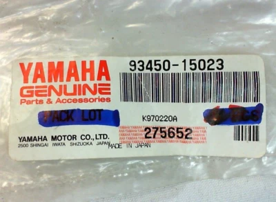 Yamaha DT100 MX100 RS100 NOS Circlip 93450-15023 - Image 1 of 3