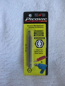 PICQUIC Powerbit - Schrader Valve Bit 3" x 1/4" hex - Picture 1 of 2
