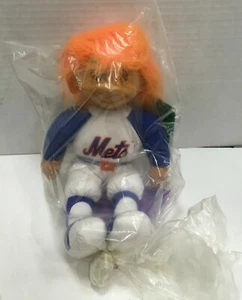 10" RUSS NEW YORK METS TROLL DOLL NEW WITH TAGS IN BAG FREE SHIPPING! - Picture 1 of 3