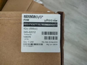 Nuovo Stratasys 345-42012, ABS-P430 XL P430XL MODELLO GREEN UPRINT FDM 42ci, 688cc - Foto 1 di 2