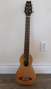 Vtg. WASHBURN Wanderer Travel Rover Acoustic Guitar Natural !!! - Picture 1 of 10