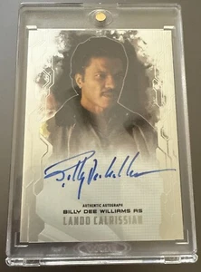 Topps Star Wars Masterwork Lando Calrissian/Billy Dee Williams OnCard Auto 46/50 - Picture 1 of 2