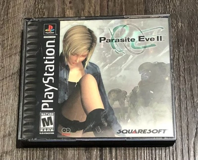 Parasite Eve II 2 - PlayStation 1 Sony PS1 Complete Excellent Black Label - Image 1 of 4