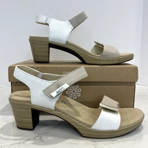 NAOT NEW Womens EU 41 US10 Intact Supreme Collection Leather Sandals Ivory White - Picture 1 of 15