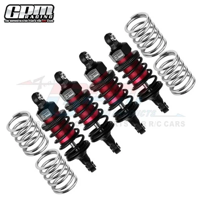 Front & Rear Shock Absorbers Kit for TRAXXAS 1/10 4WD FORD GT 4-TEC 2.0 RC Parts - Image 1 of 4