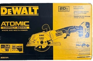 Dewalt DCS571P1 20V ATOMIC MAX Cordless Brushless 4-1/2" Circular Saw Kit - Picture 1 of 1