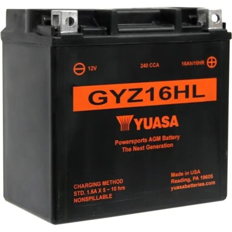 Batería Yuasa GYZ Alto Rendimiento Libre de Mantenimiento - GYZ16HL YUAM716GHL Foto 1 de 4