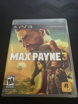 Max Payne 3 PlayStation 3 Rockstar Games 2012 Completo en Caja - Disco Limpio Foto 1 de 4