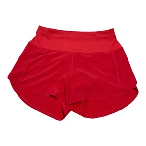 Lululemon Pink Speed Up Shorts 4” High Rise Size 4 Style #W7BBFT - Imagen 1 de 8
