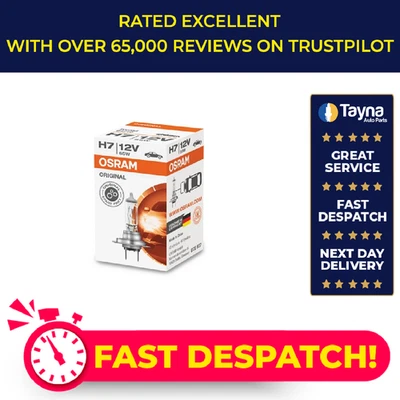 H7 Headlight Bulb fits NISSAN Osram Genuine Top Quality Guaranteed New - Image 1 of 4