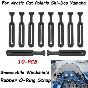 Universal Snowmobile Windshield Strap O-Rings for SKI Doo Y-amaha Polaris ArcCat - Picture 1 of 9