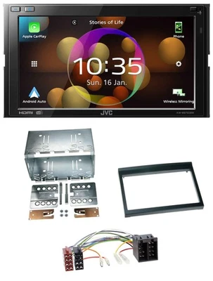 JVC DAB MP3 2DIN Bluetooth USB Autoradio für Porsche 911, 996 (97-06) - Bild 1 von 4