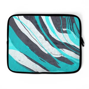 Blue Watercolor Laptop Sleeve, laptop case, Device Case iPad, HP, ACER MacBook - Picture 1 of 6
